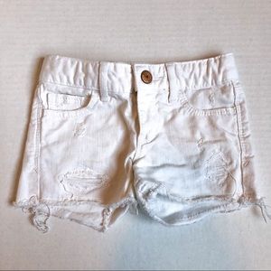[GapKids] White Denim Shorts